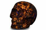 Fluorescent Polished Sodalite-Syenite Skull - China #319808-2